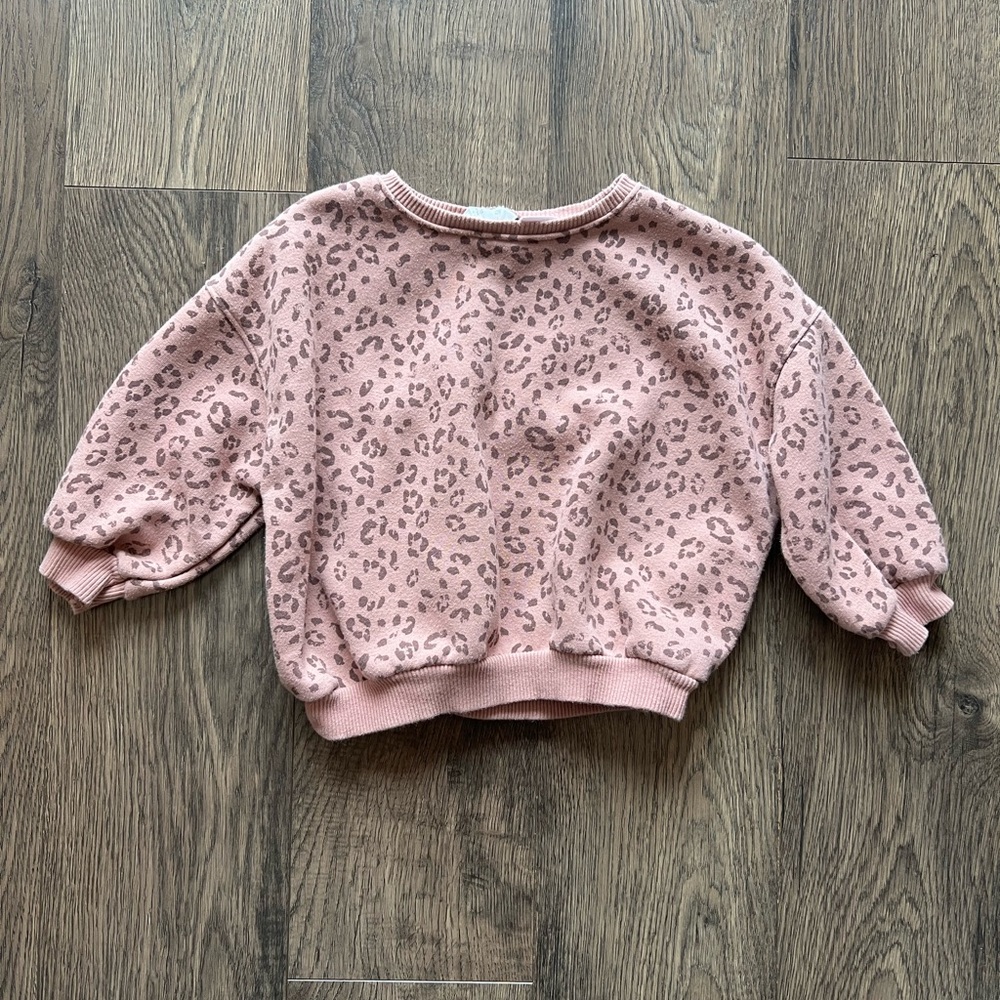 Zara Leopard Sweatshirt